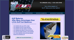 Desktop Screenshot of hupsolar.com